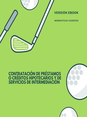 cover image of Contratación de préstamos o créditos hipotecarios y de servicios de intermediación